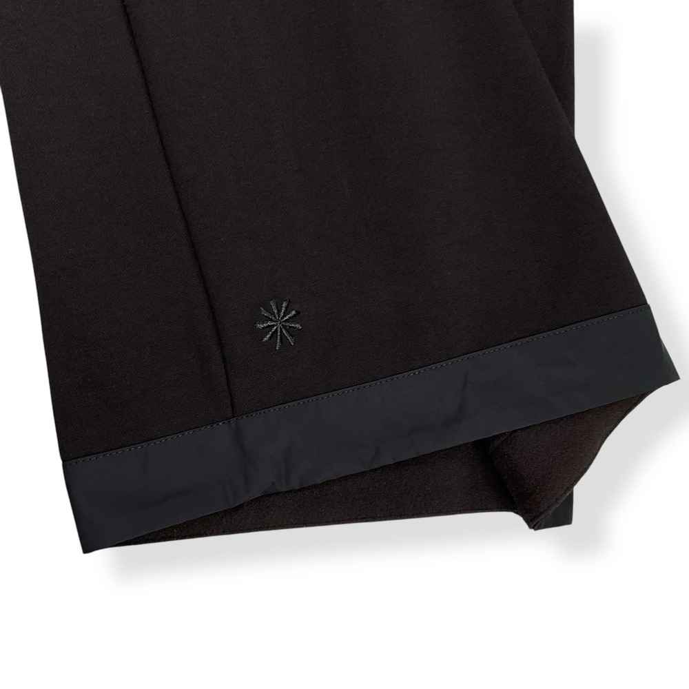 Athleta Pants Women Small Black Wide Leg Crop Jogger Triumph Hybrid Athleisure - Picture 4 of 15